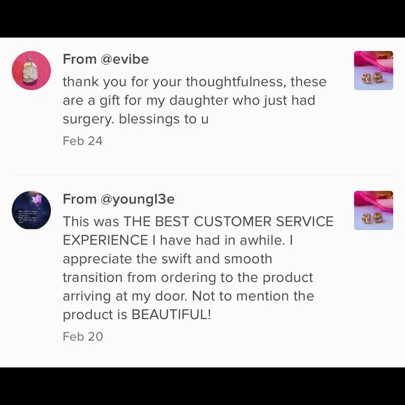 Rose Gold Plated Champagne Stud Earrings - Picture 5 of 5